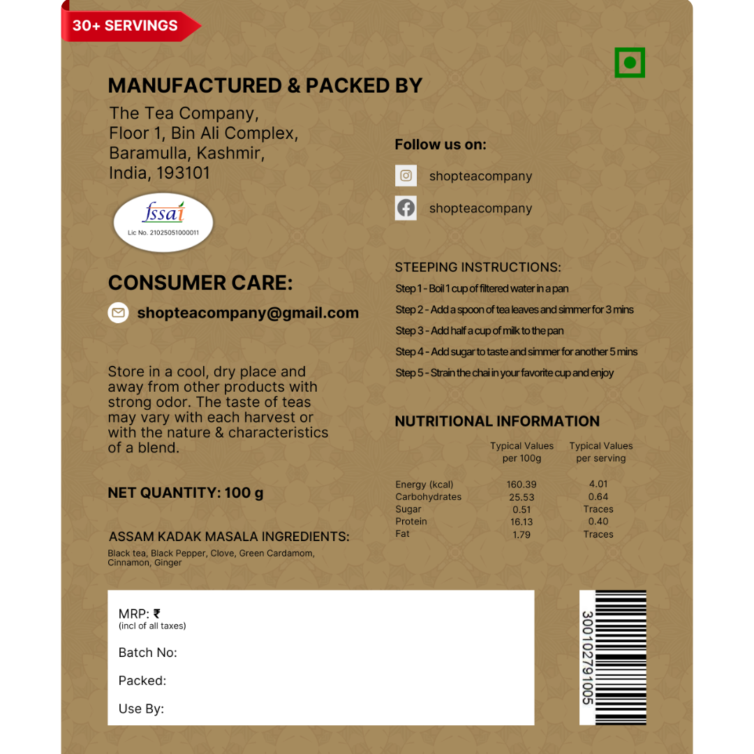 Assam Kadak Masala Chai